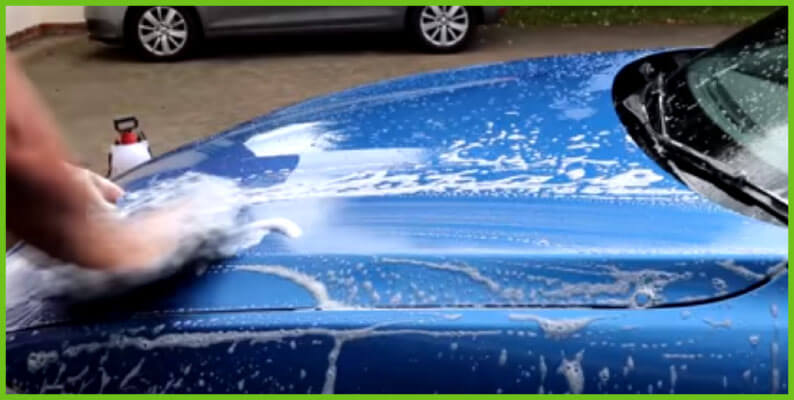 Car Wash with Soap To Remove Wax