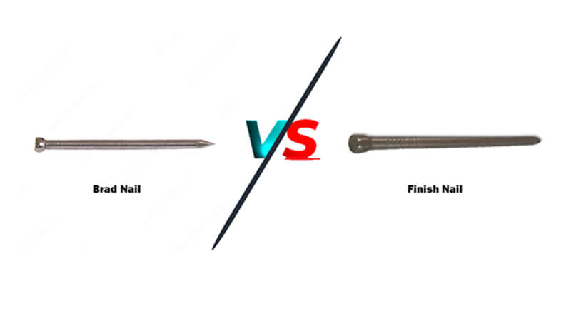 brad nails vs finish nails