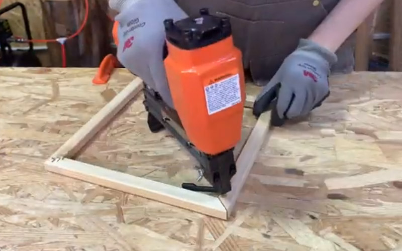 A Staple Gun using Picture Framing