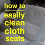 How to Wash Fabric Car Seats?