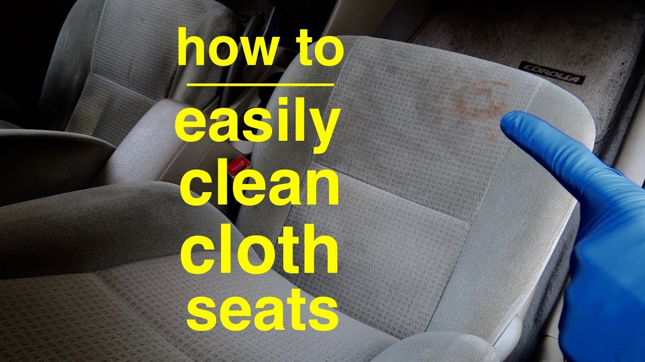 How to Wash Fabric Car Seats?